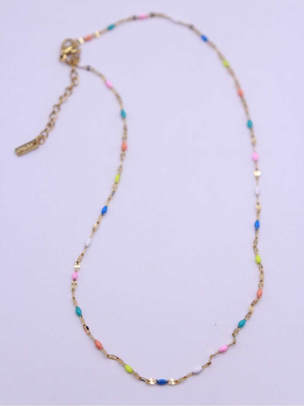 ATOLEA Rainbow Dainty Necklace